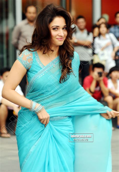 tamanna saree|tamanna bhatia in blue saree.